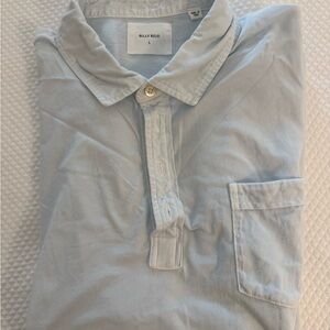 Billy Reid Blue Casual Button Down Shirt